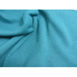 Bündchen - leicht Rippe dunkeltürkis